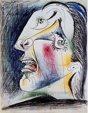 Pablo Picasso Painting - La mujer que llora 0 1937 cubismo Pablo Picasso